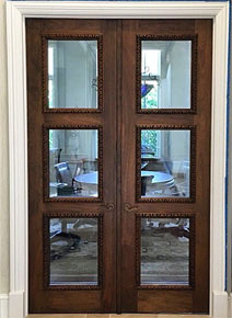 Custom Mahogany Doors