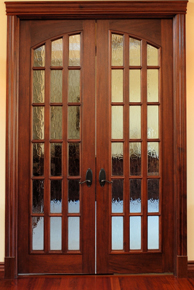 Custom Mahogany Doors